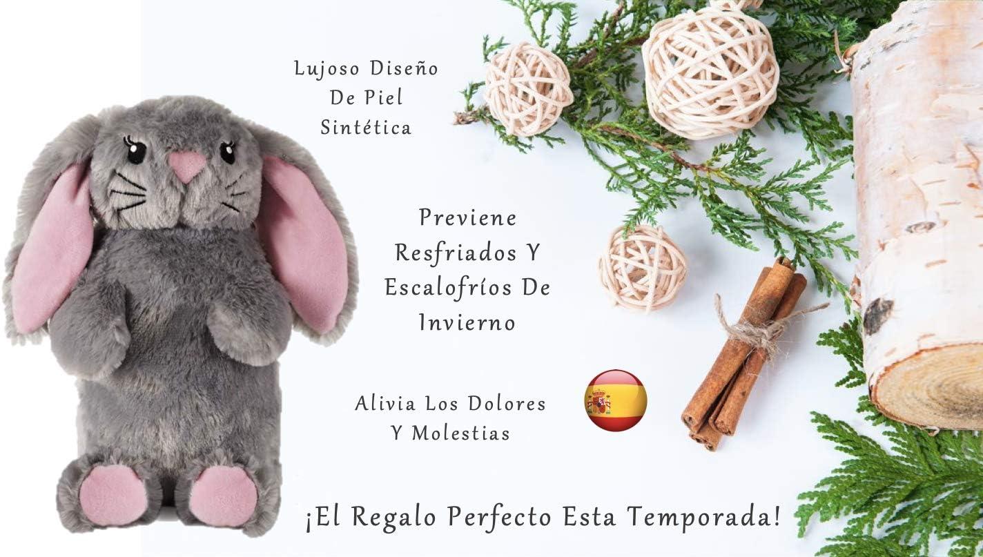 Cute Faux Fur Bunny Hot Water Bottle 1L Cuddly Comfort By Deseo Buy Now With Express