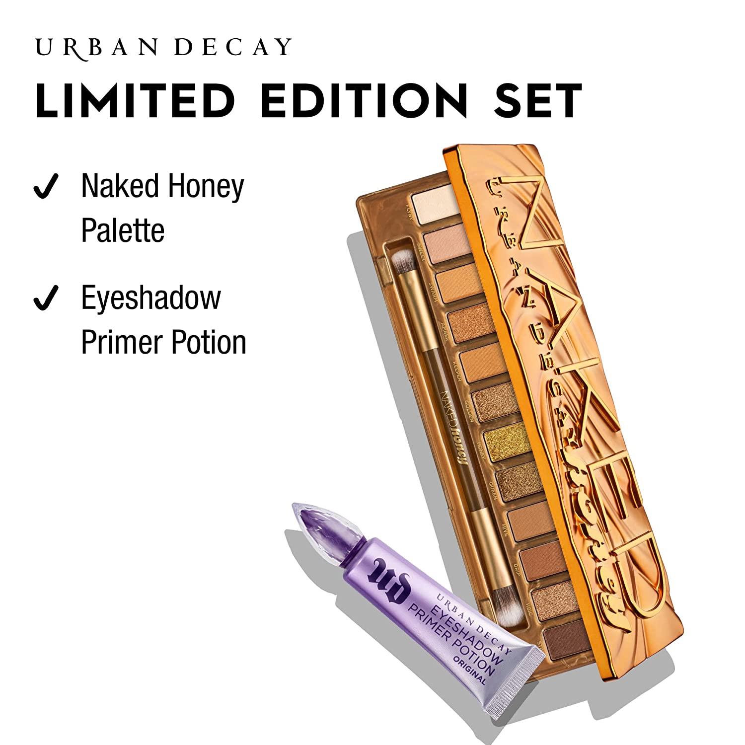 Urban Decay Naked Honey Eyeshadow Palette With Primer Potion Eye Makeup Set Buy Now With