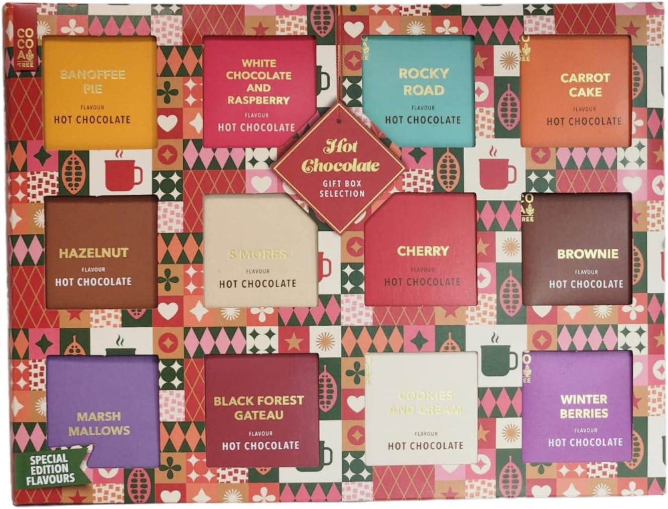 Hot Chocolate Gift Set Pack Assorted Flavours Selection Gift Box Dessert Limited Edition