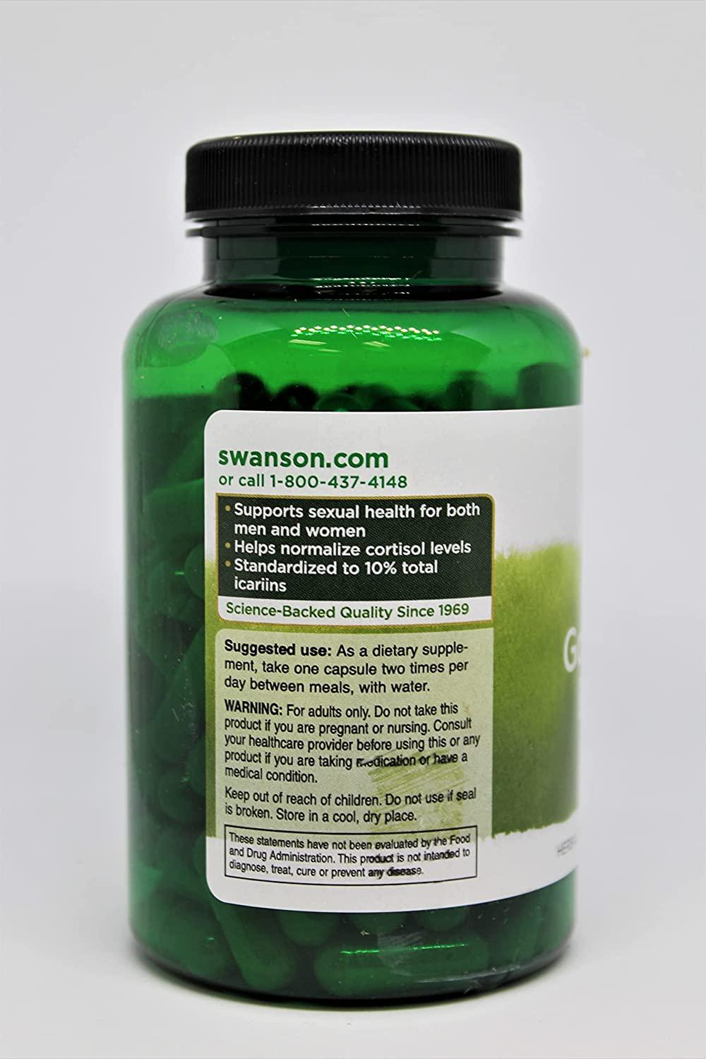 Swanson Horny Goat Weed Extract Mg Capsules Buy Now With Express International