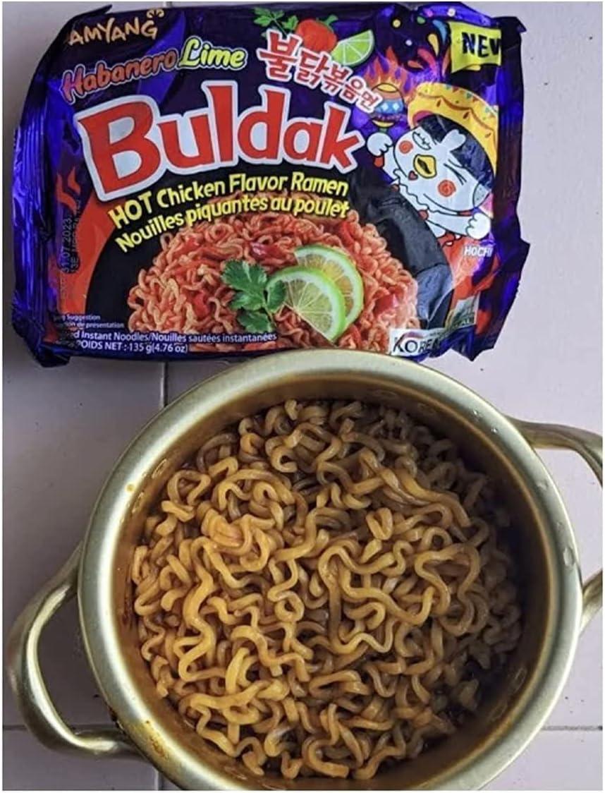 Samyang Buldak Hot Chicken Ramen Habanero Lime Flavour G Pack Of Buy Now With Express