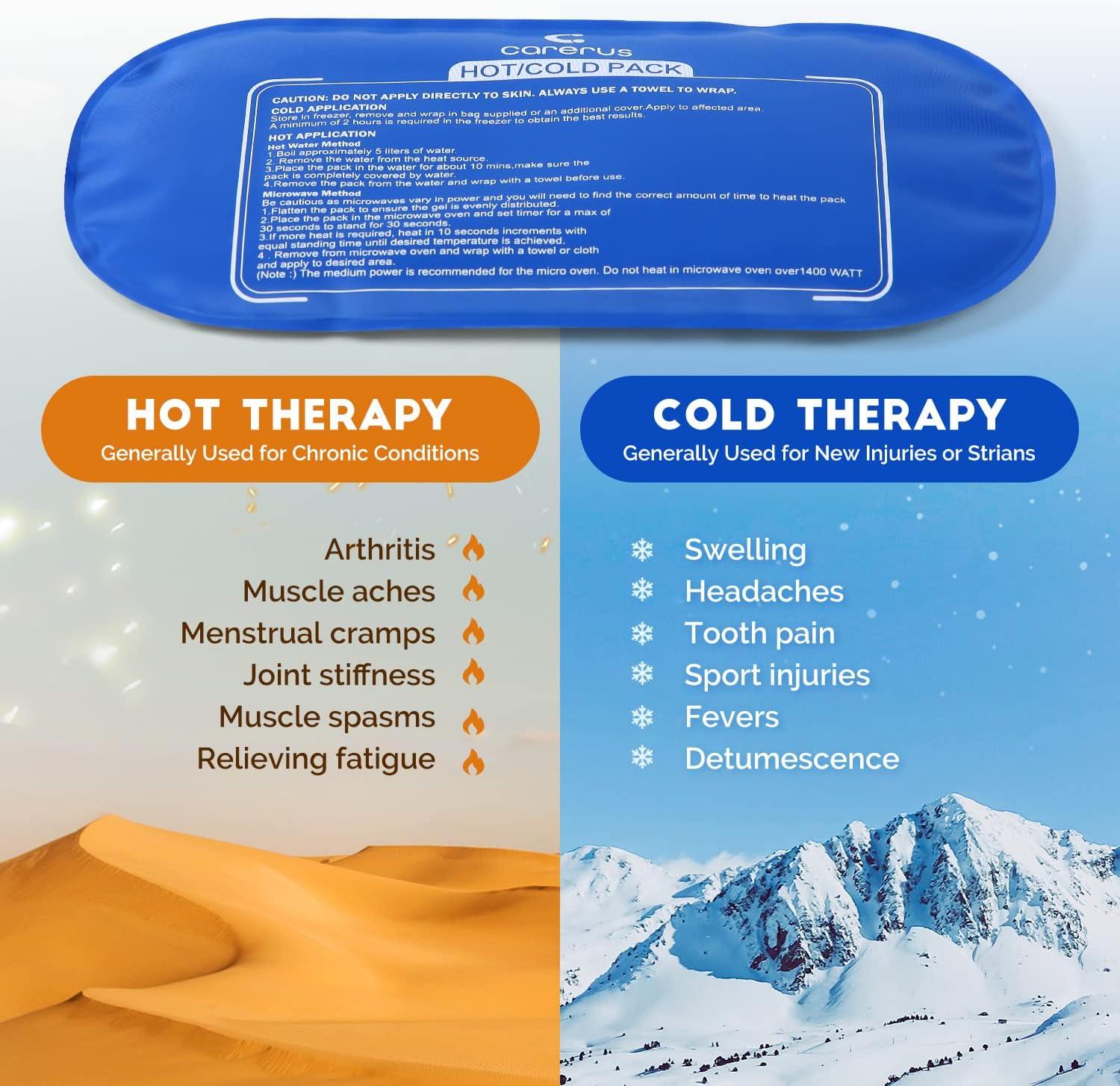 Reusable Hot Cold Gel Ice Packs For Injuries Adjustable Wraps For Joint Pain Muscle Soreness
