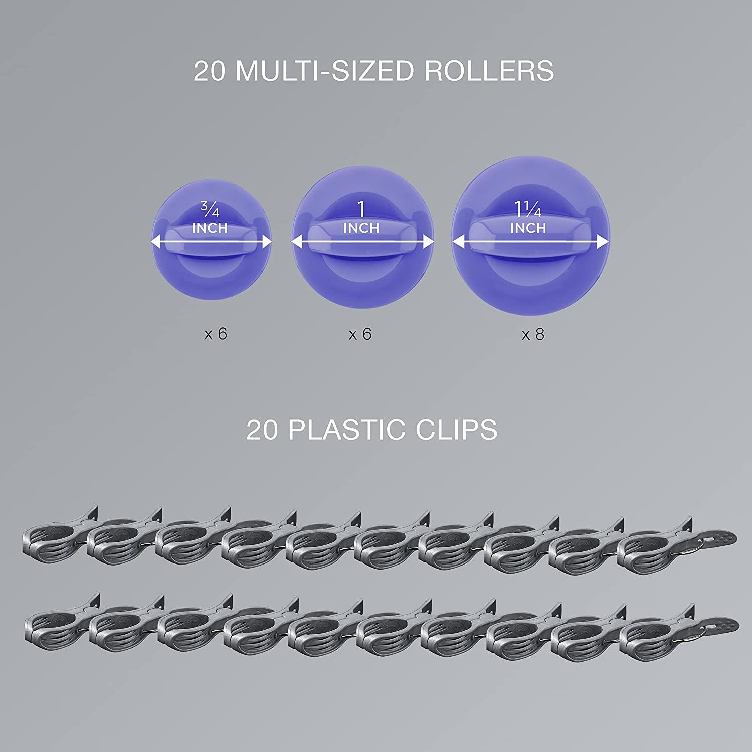 INFINITIPRO BY CONAIR Ceramic Flocked Hot Roller Set 20 Hair Rollers With Cord Reel Buy Now