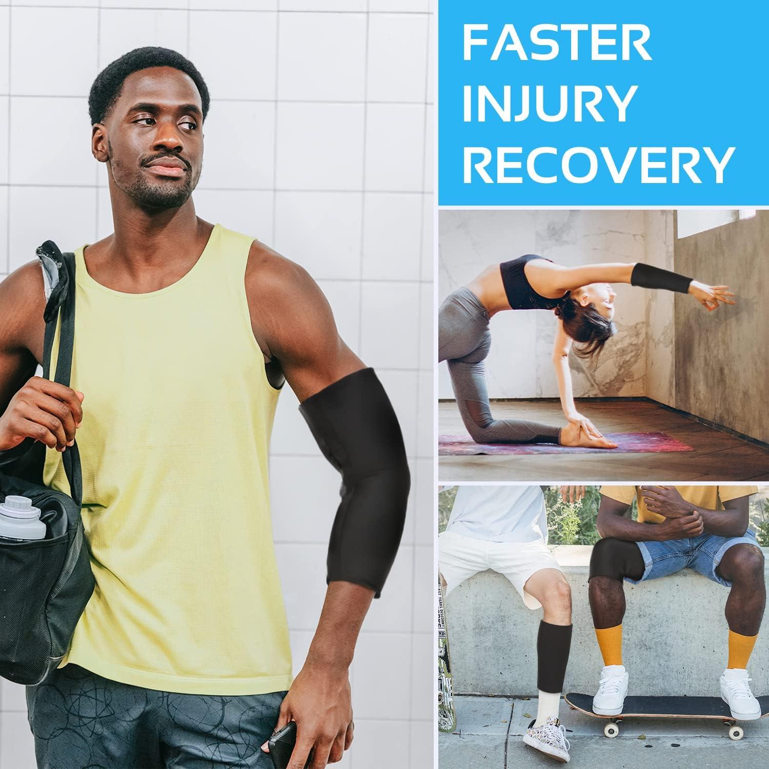 Pack Hot And Cold Compression Ice Pack Sleeve Joint And Muscle Relief Support For Knee