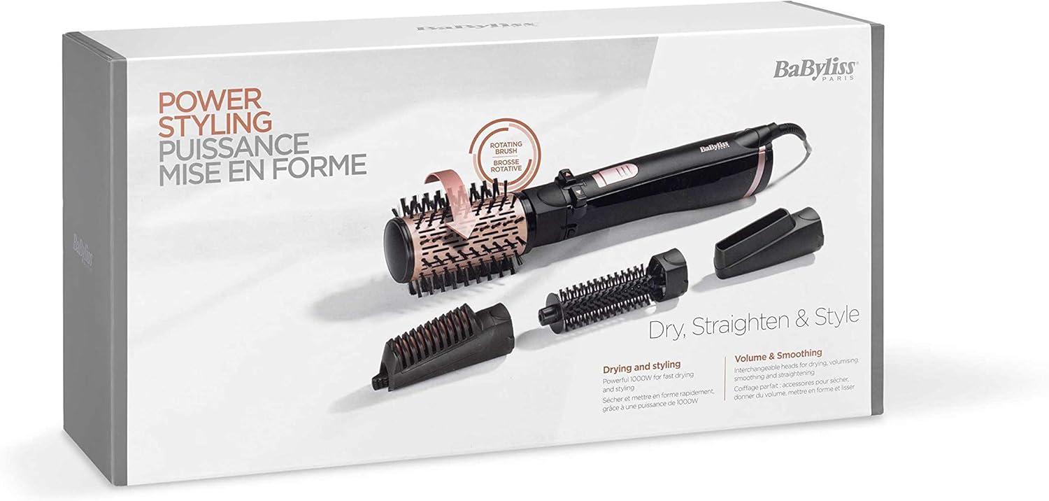 Babyliss As E Rotating Hot Air Brush Set W Ionic Styling Tool With Attachments