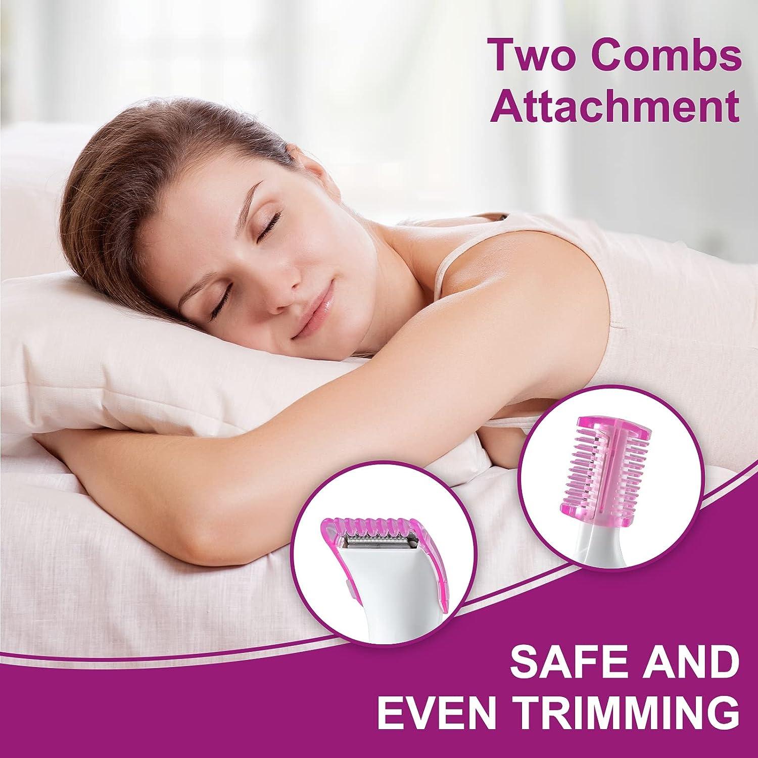 Bikini Trimmer For Women Electric Shaver With Precise Trimmer Head Cordless Wet Dry Use