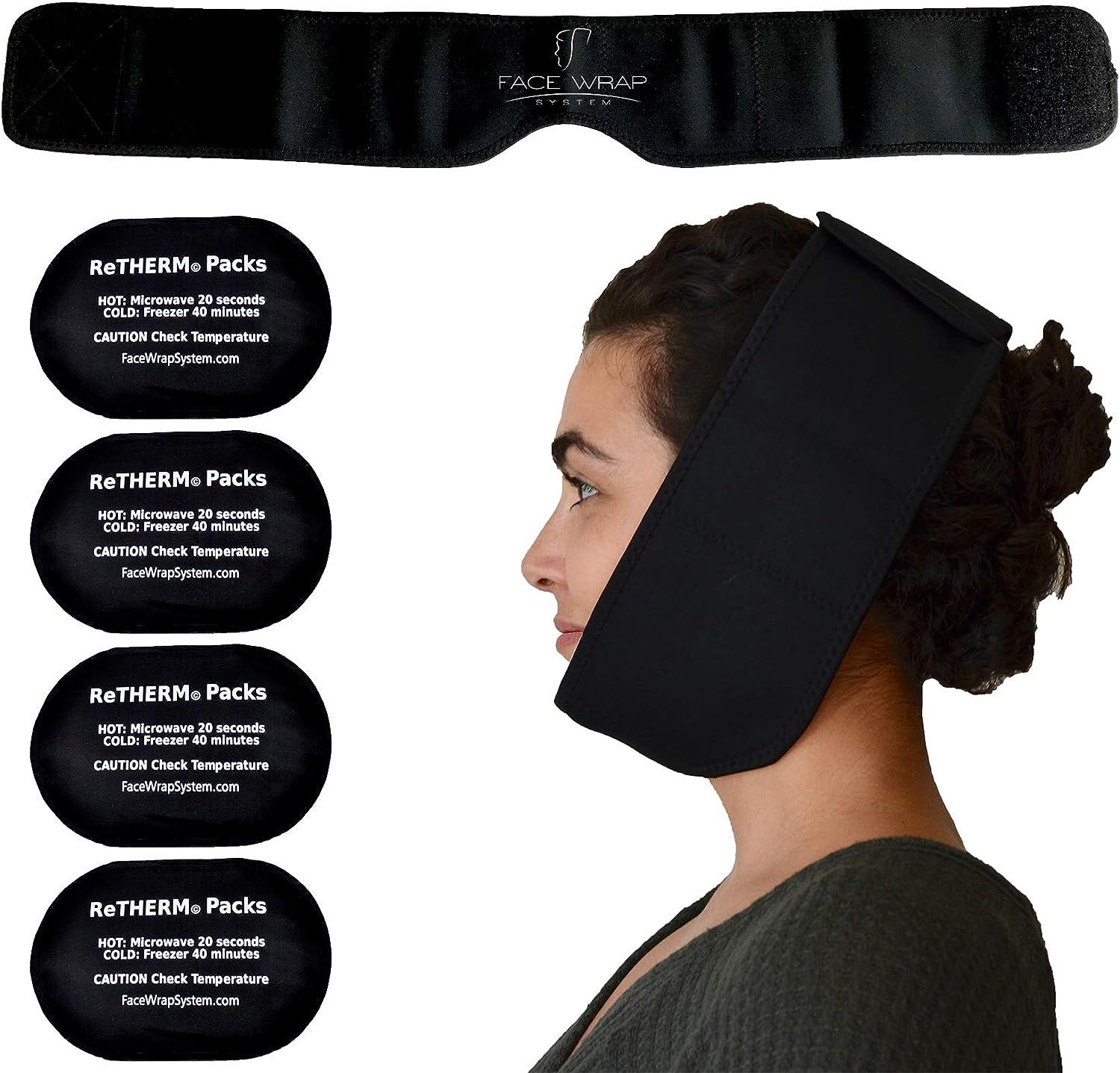 Neoprene Face Ice Pack Wrap For Wisdom Teeth Migraine Tmj Relief Hot Cold Therapy For Oral