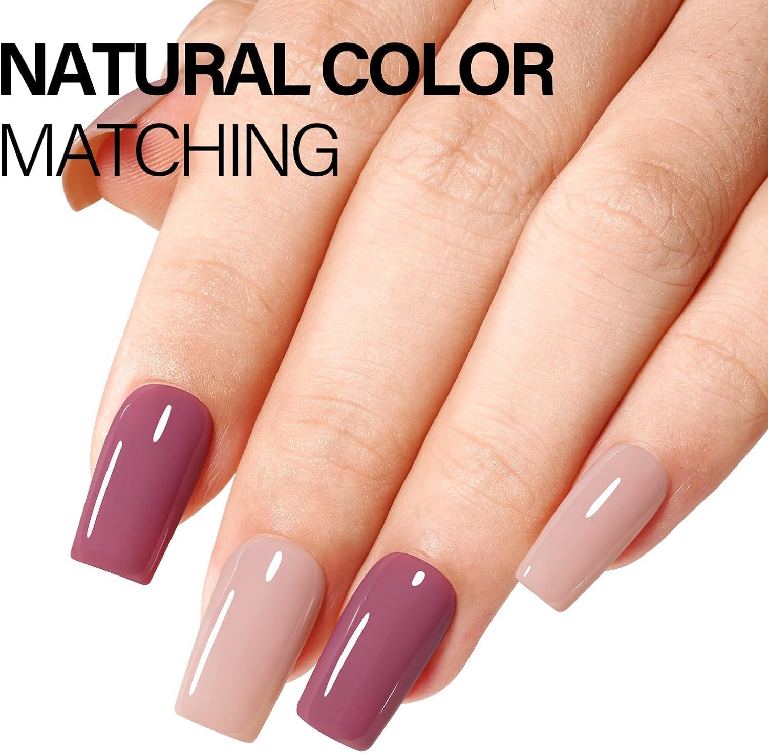 Aillsa Nude Gel Nail Polish Ml Pink Nude Light Varnish For Salon Home Use Buy Now With