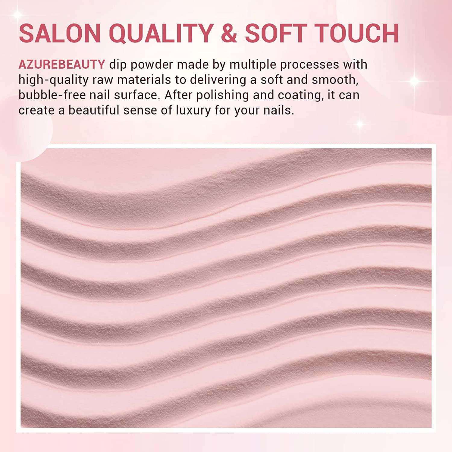 AZUREBEAUTY PCS Portable Dip Powder Nail Starter Kit Nude Pink