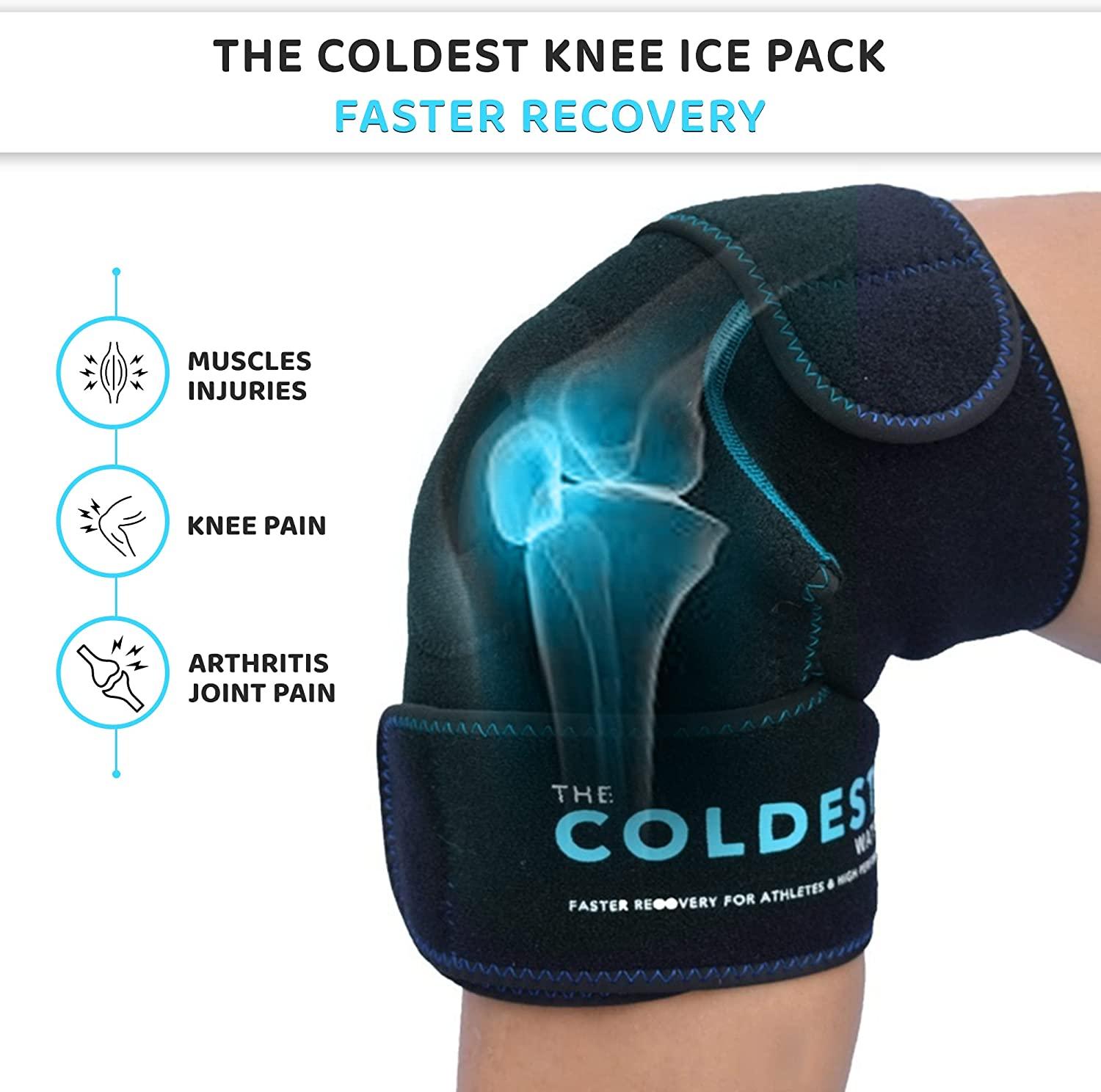 Knee Ice Pack Wrap For Meniscus Tear Arthritis Relief Hot Cold Therapy For Injury Recovery