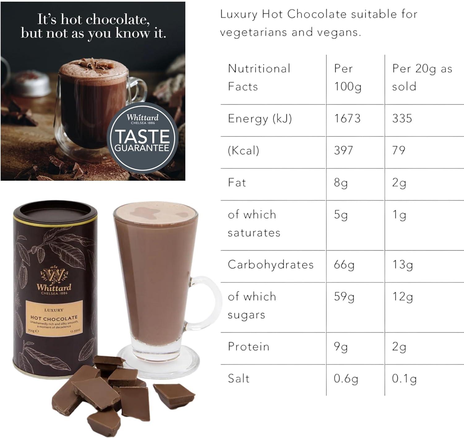 Whittard Of Chelsea Luxury Hot Chocolate X G Rich And Decadent Cocoa Mix Buy Now With
