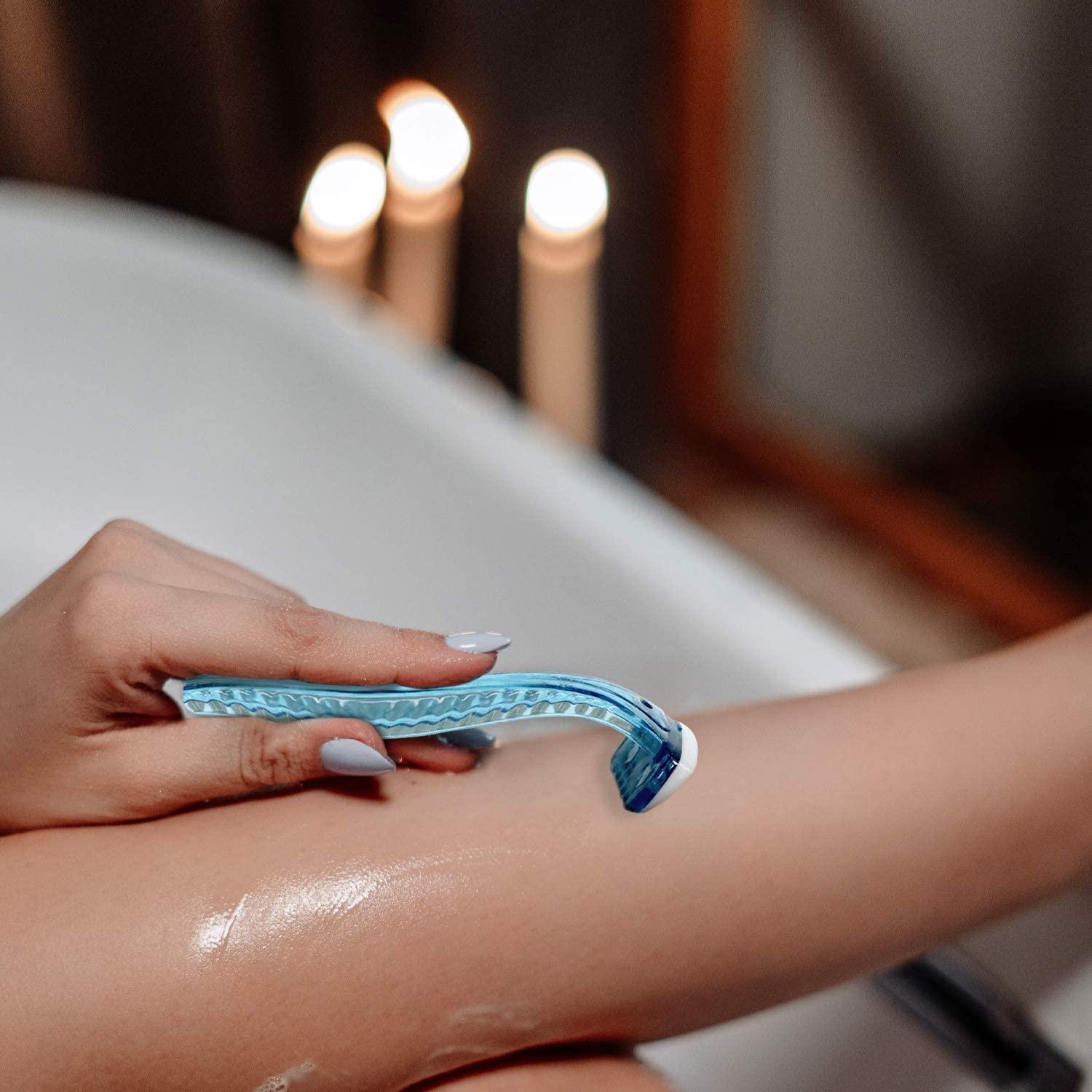 Spa Savvy Bikini Razor Pack Precision Trimmer For Painless Hair Removal Sharp Blades
