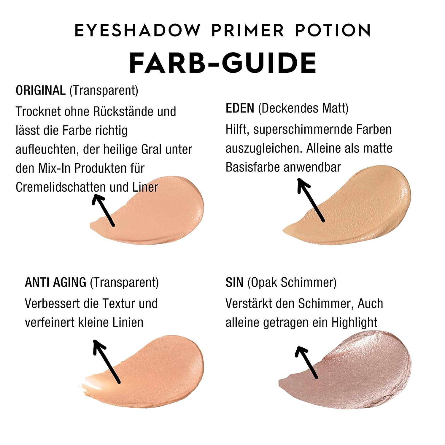 Urban Decay Eyeshadow Primer Potion Eden Nude Matte Eye Primer For Crease Free Makeup