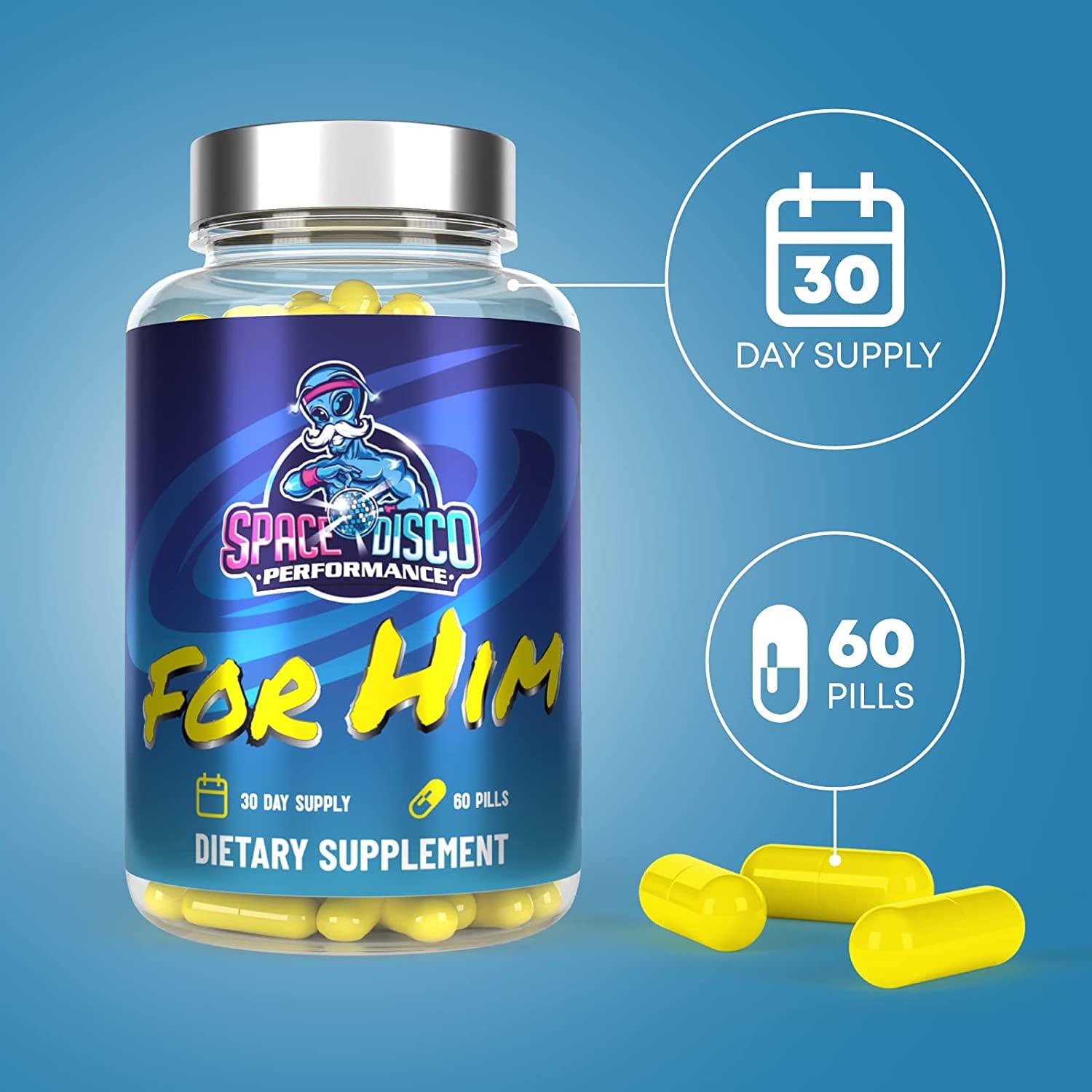 Too Hard Pill For Men Increase Confidence Stamina Energy Horny Goat Weed Made In Usa