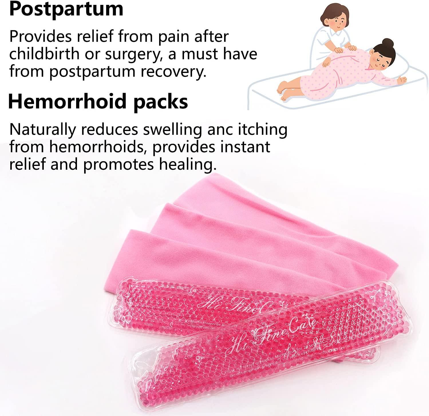 Perineal Cooling Pad For Postpartum Pain Relief Cold Packs With Washable Sleeves Hot Cold