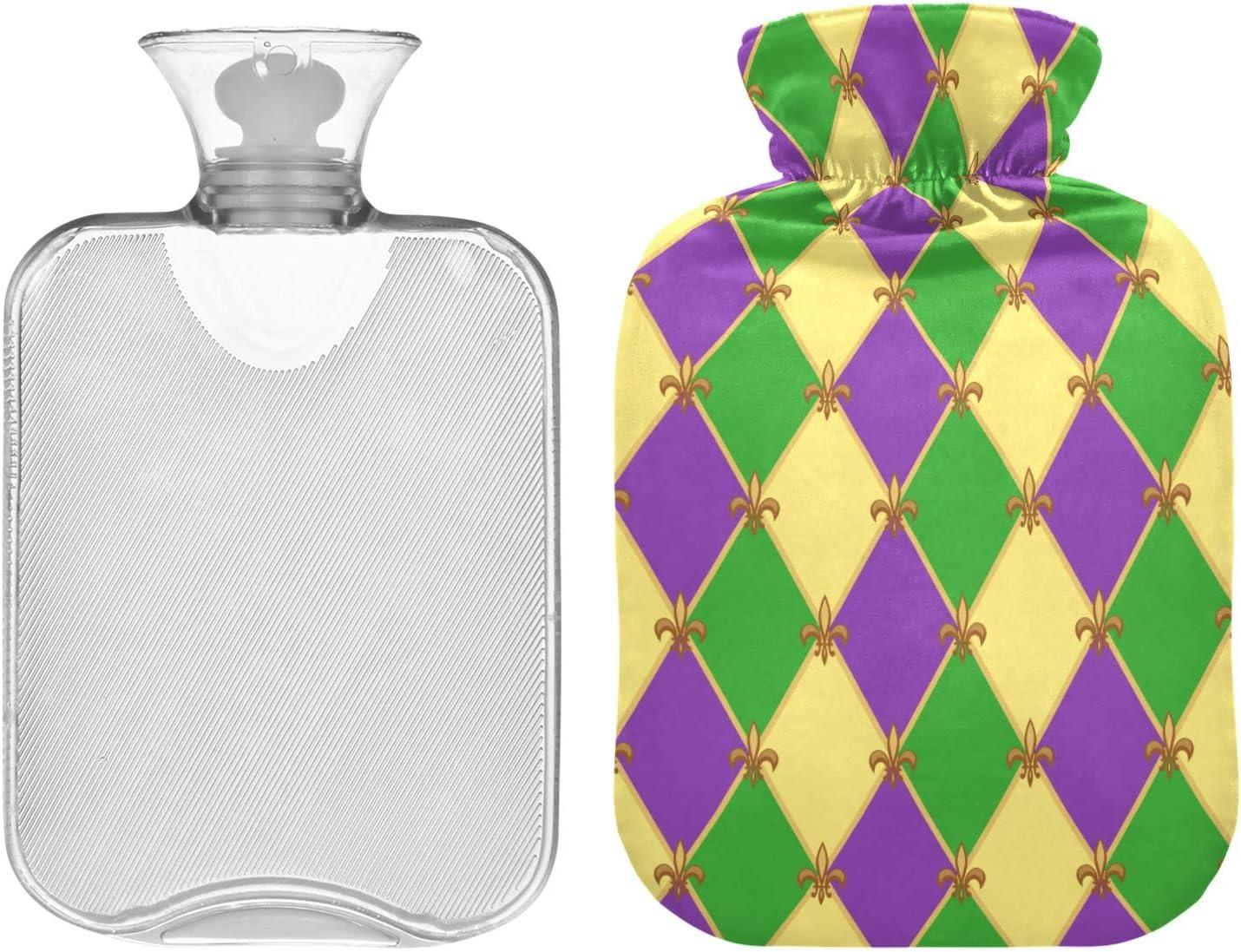 Cute Hot Water Bottle With Cover 2L Heat Bottle For Pain Relief Muscle Injury Recovery