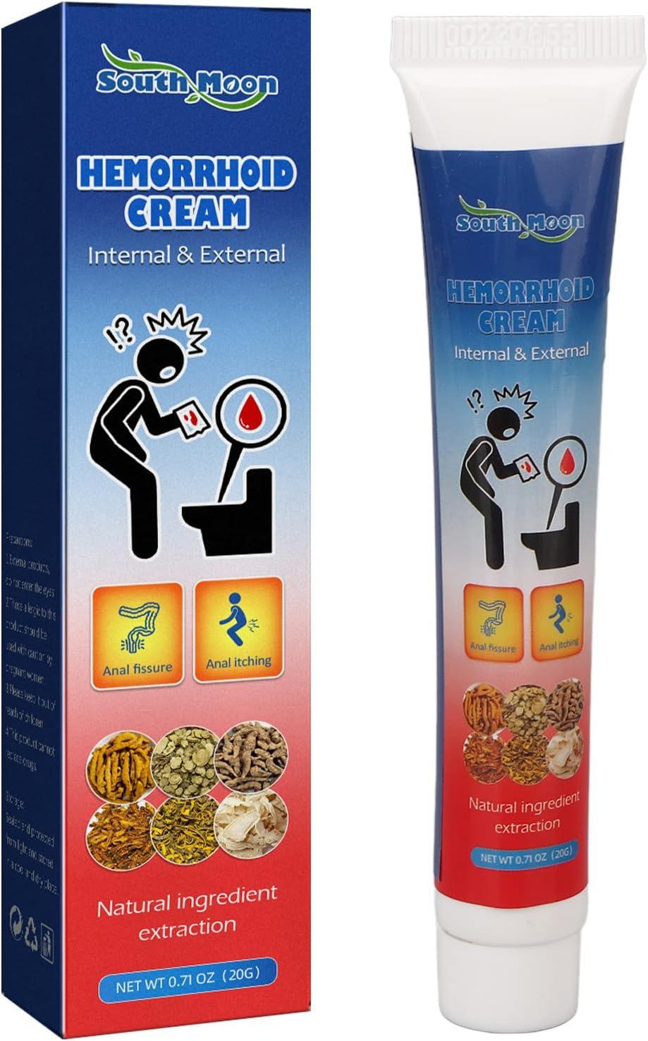 Brrnoo Pcs Hemorrhoid Relief Ointment Herbal Cream For Safe Treatment Of Anal Swelling