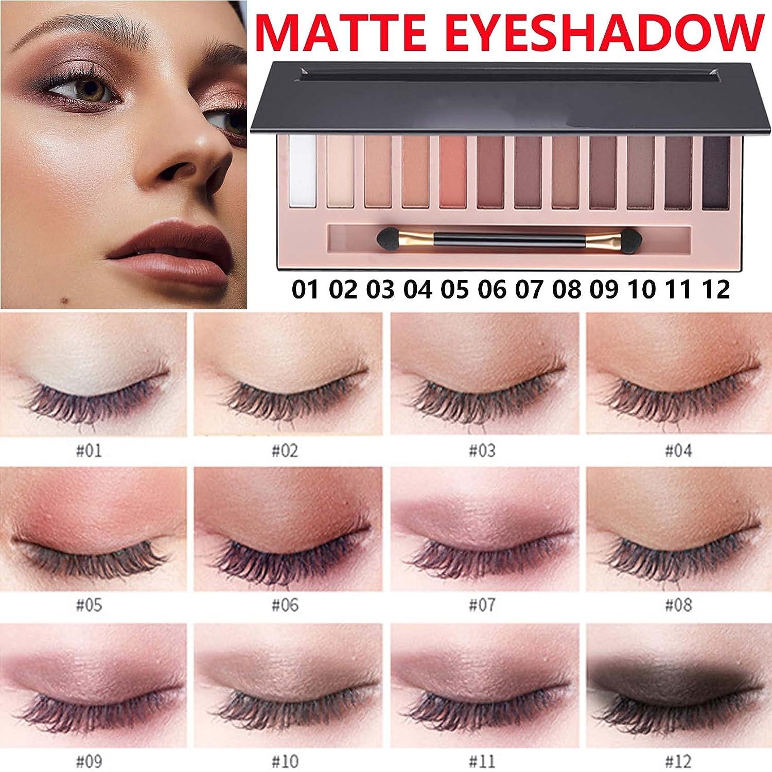 DuoZeng 12 Color Naked Eyeshadow Palette Natural Matte Eye Shadow Makeup For Women Buy Now