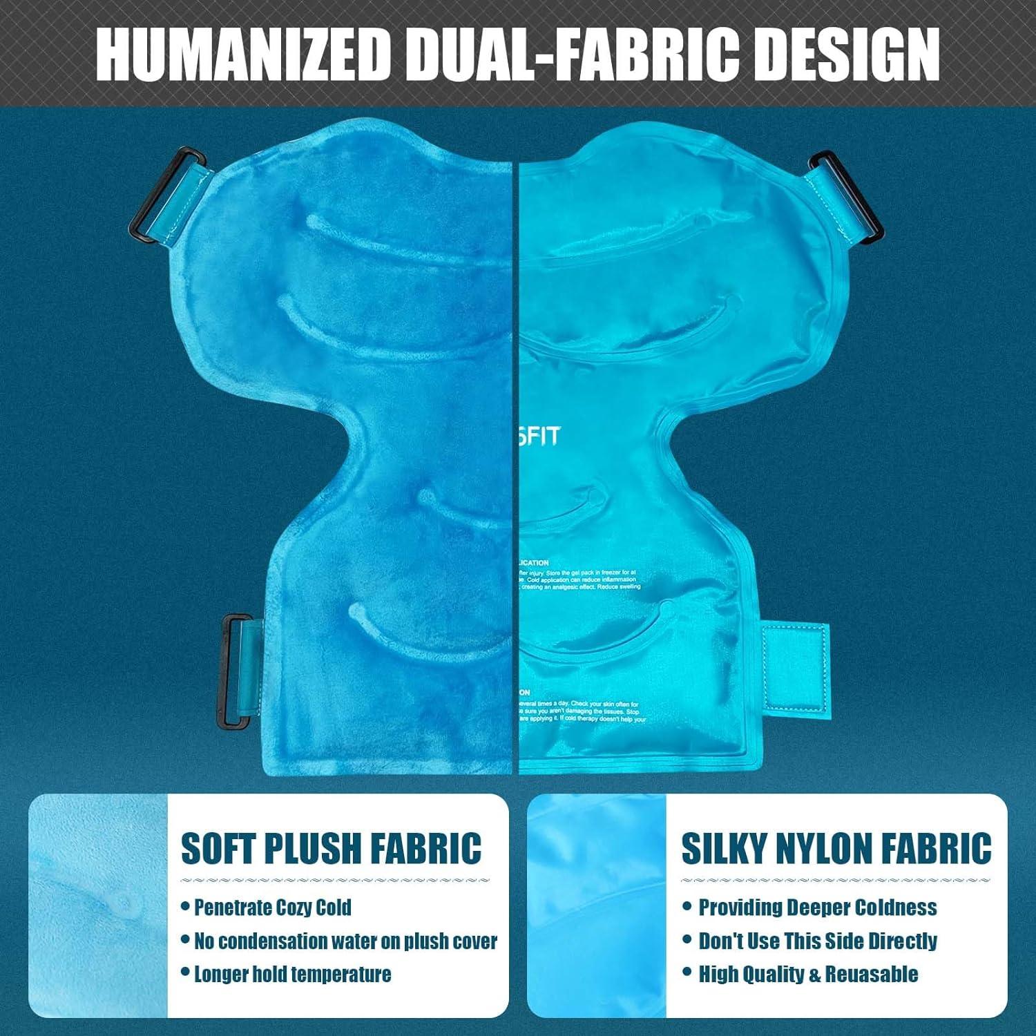 66FIT Shoulder Ice Pack Hot Cold Therapy Wrap For Pain Relief Recovery 17X16 5 Buy Now