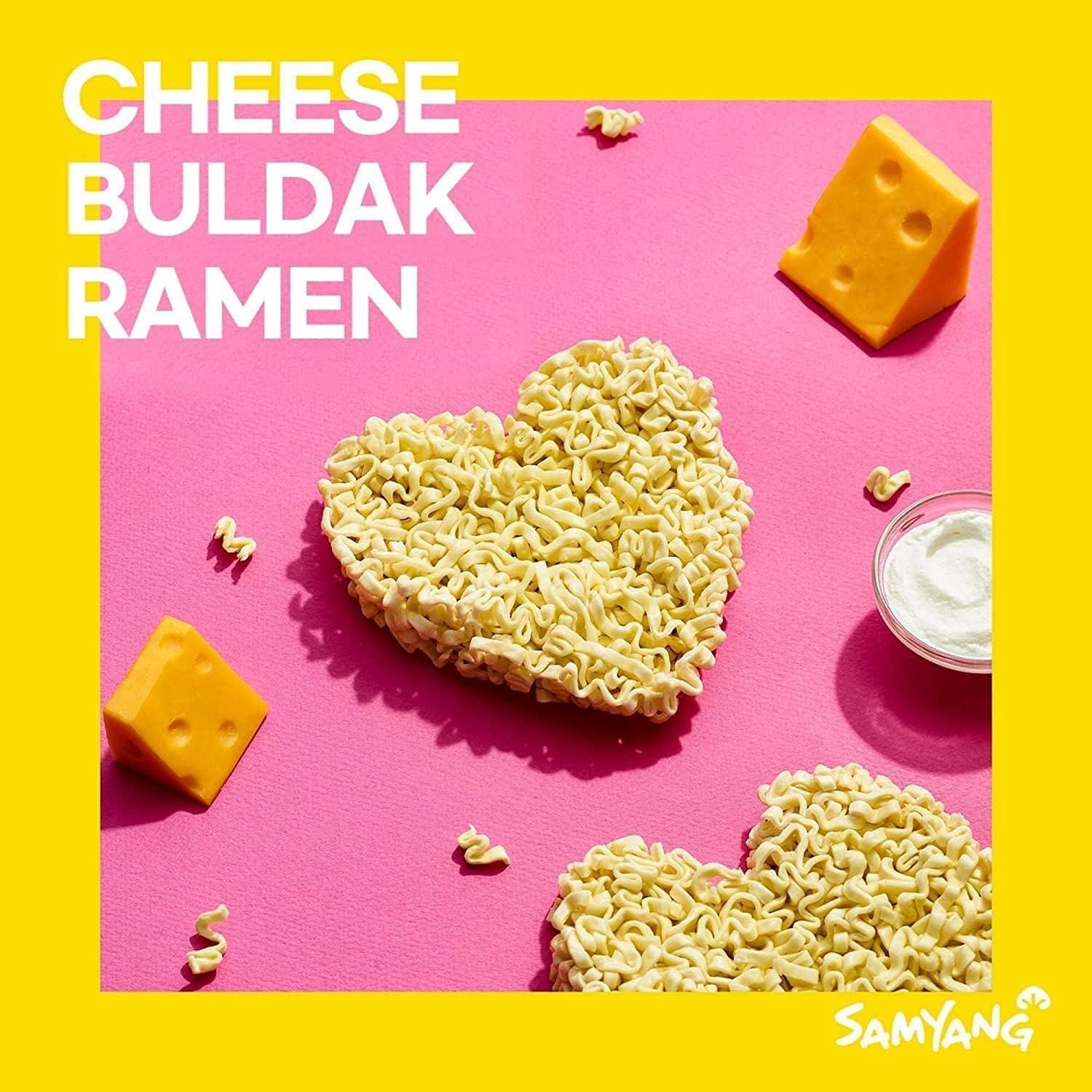 Samyang Hot Chicken Flavour Buldak Noodles Cheese Halal G Pack Of Buy Now With Express