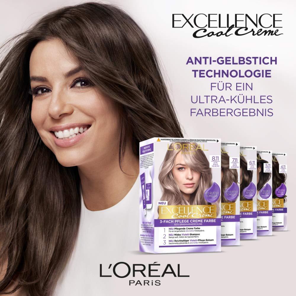 L Or Al Paris Excellence Cool Cream No Gray Coverage Ultra Cooling Light Blonde