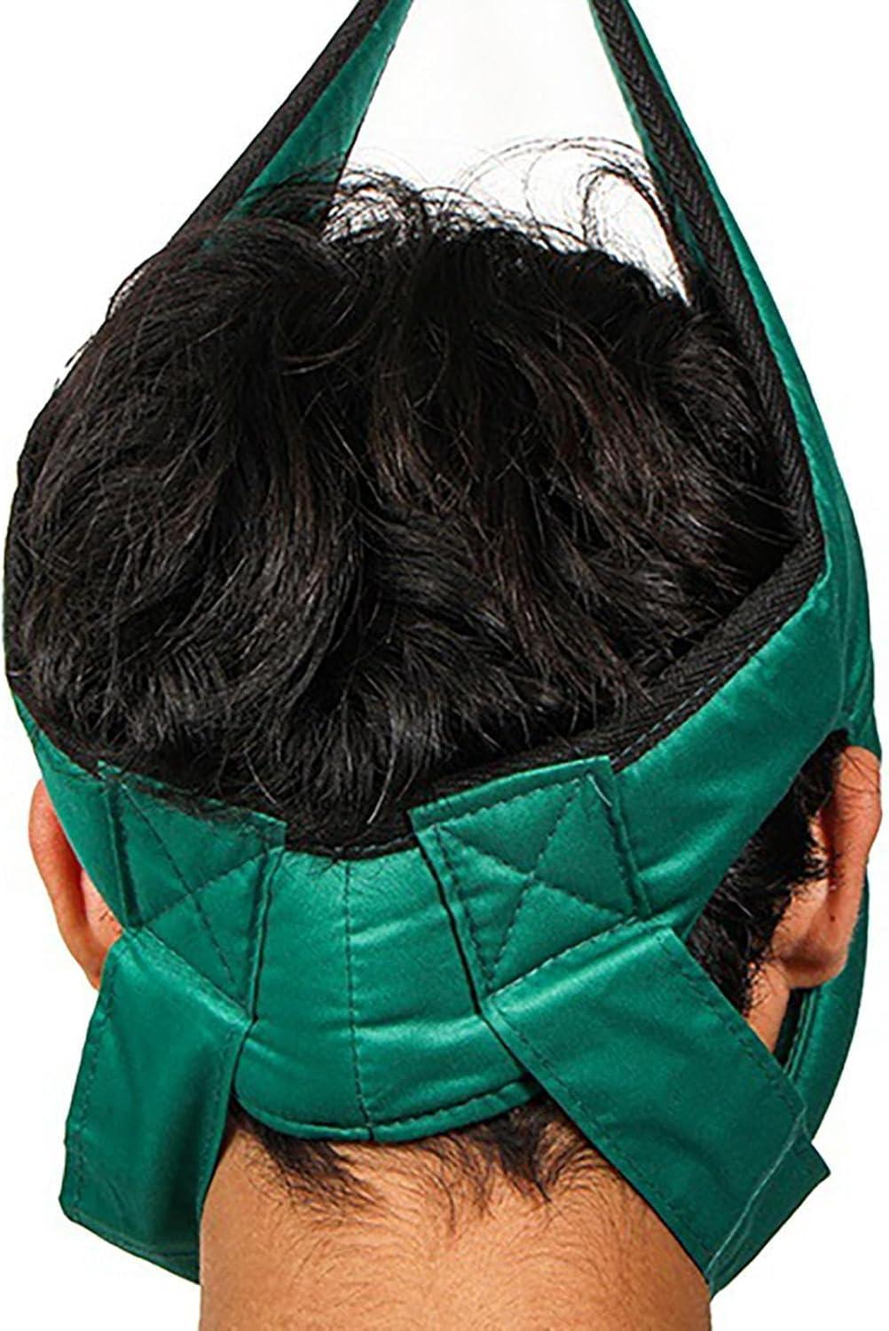 Naked Hempat Adjustable Cervical Traction Hammock Steel Ring Neck Stretching Device