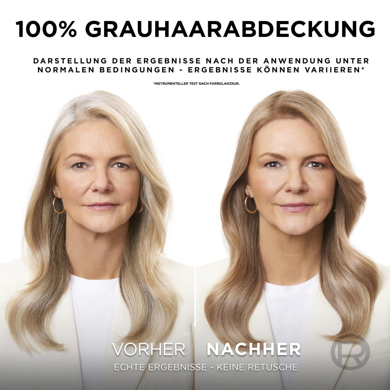 L Or Al Paris Excellence Cream 6 Dark Blonde Hair Color 100 Gray Coverage 3 In 1 Care 268g X