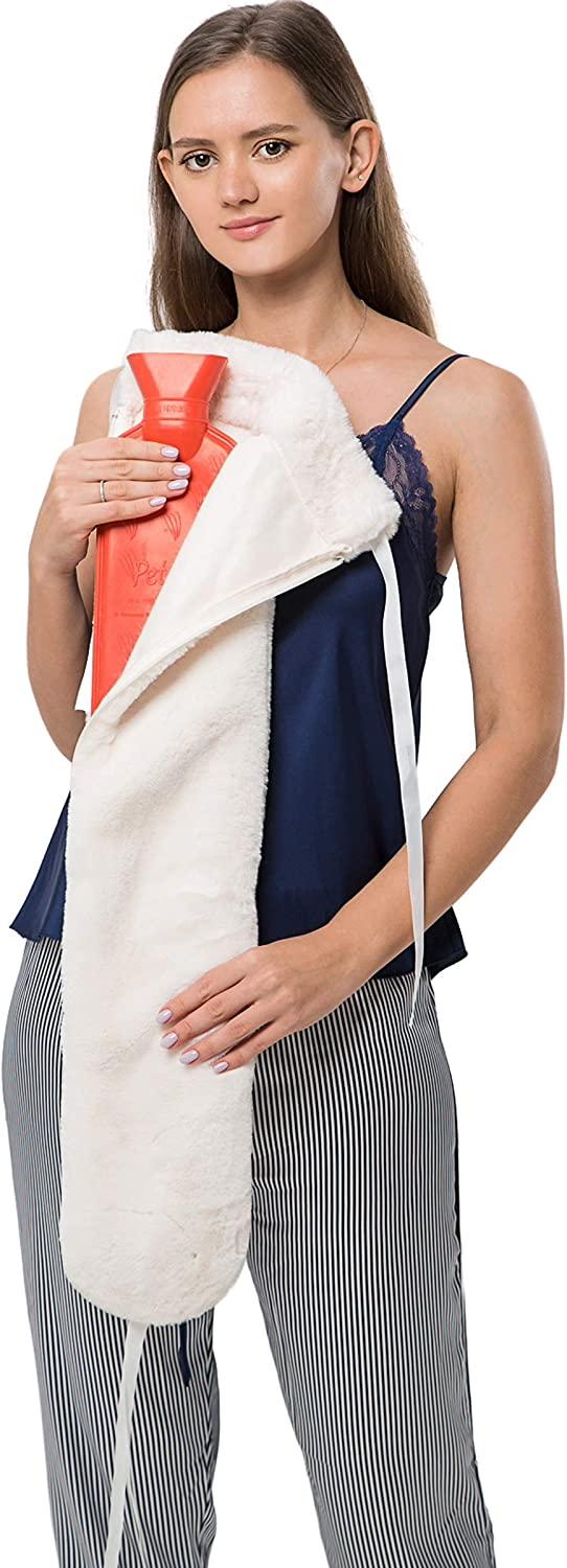 Peterpan Long Rubber Hot Water Bottle With Cover Fl Oz Bpa