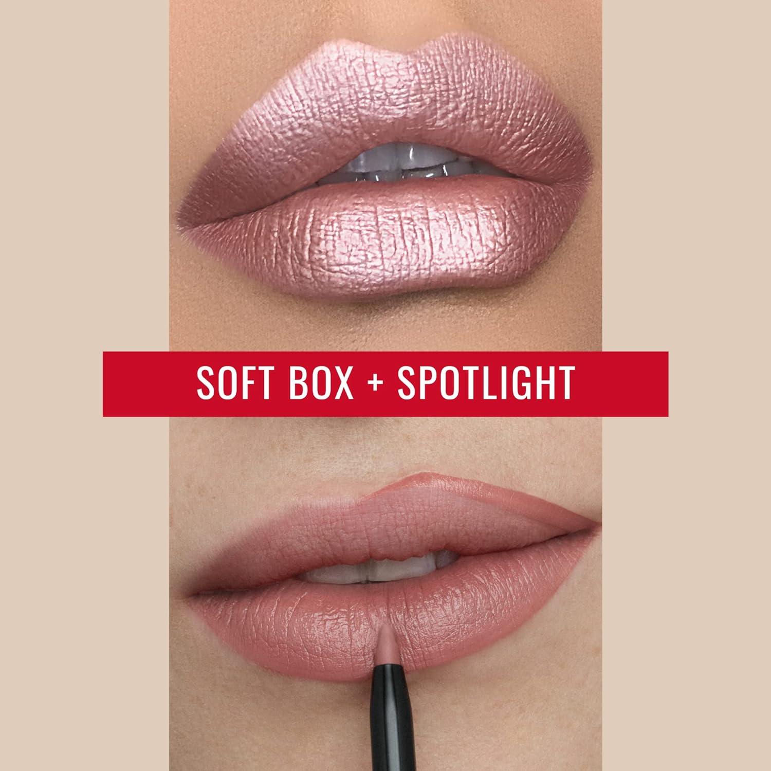Soft Box Nude Pink Pearl Liquid Lipstick Bundle With Spotlight Matte Lip Liner Buy Now With