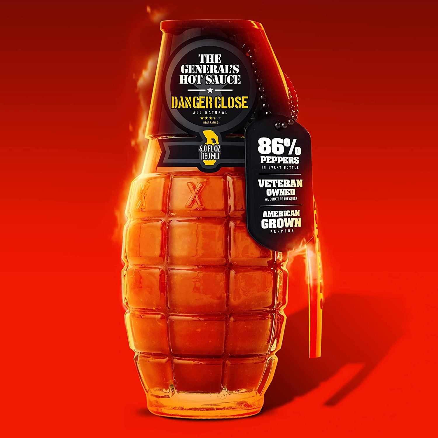 The General S Hot Sauce Super 6 American Grown Veteran Owned Gift Set 6 Pack Of All