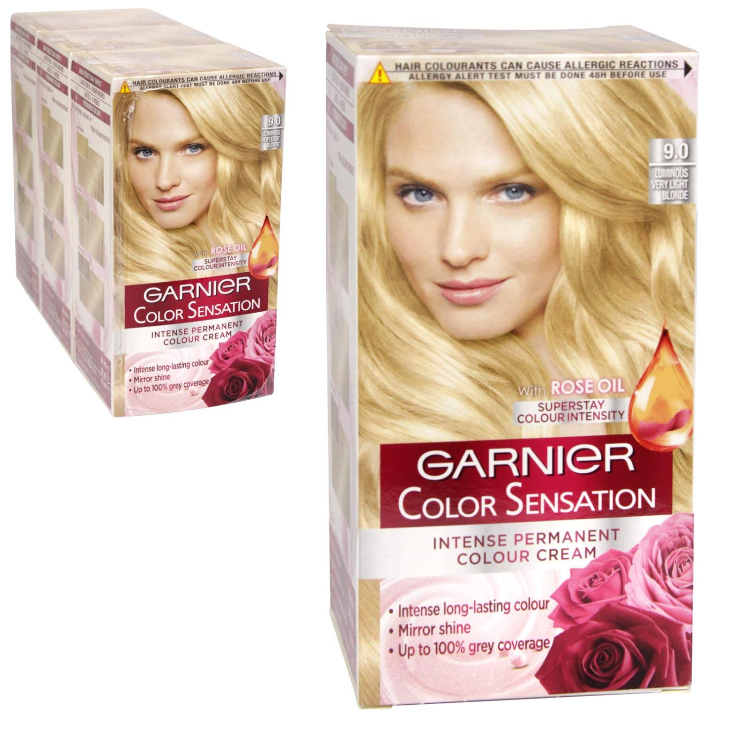 Garnier Color Sensation Luminous Very Light Blonde Ivory Pack Of Cream Hair Color Buy