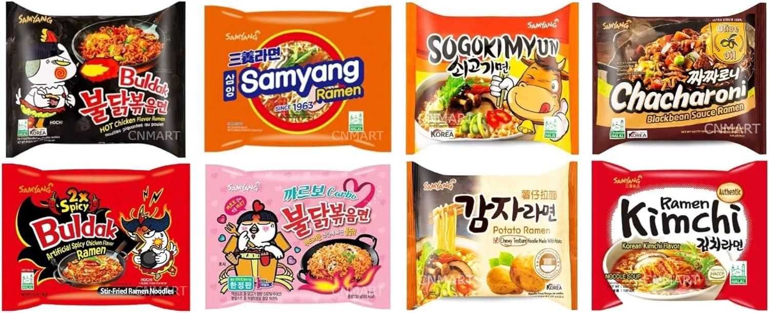 Samyang Hot Chicken Top Spicy Ramen Instant Noodle Challenge Pack Of Self Customised