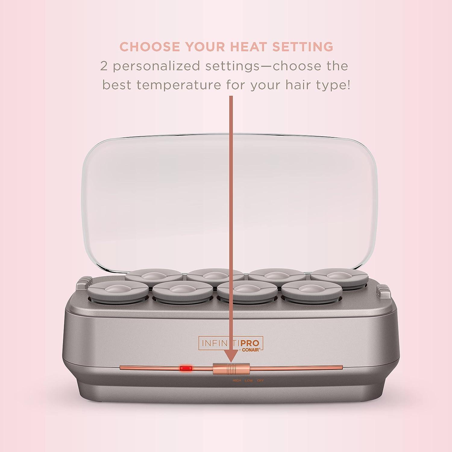 Infinitipro By Conair Hot Roller Set Jumbo Rollers With Ionic Generator Buy Now With