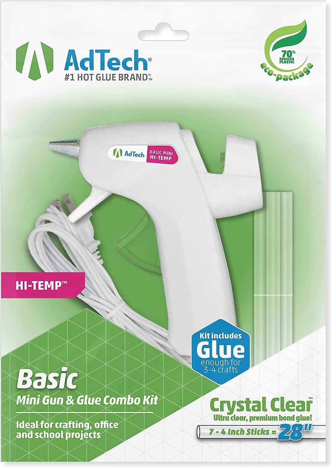 Adtech High Temp Mini Hot Glue Gun Combo Kit White Includes Glue Sticks New Arrival Buy