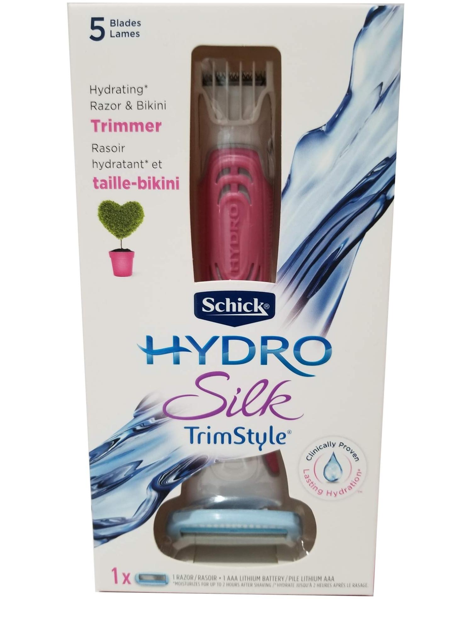 Schick Hydro Silk TrimStyle Women S Moisturizing Razor With Bikini