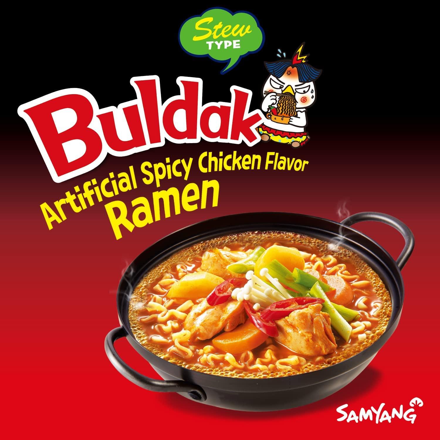 Samyang Buldak Hot Chicken Flavor Ramen Instant Stew Noodles Pack X G Spicy Chicken