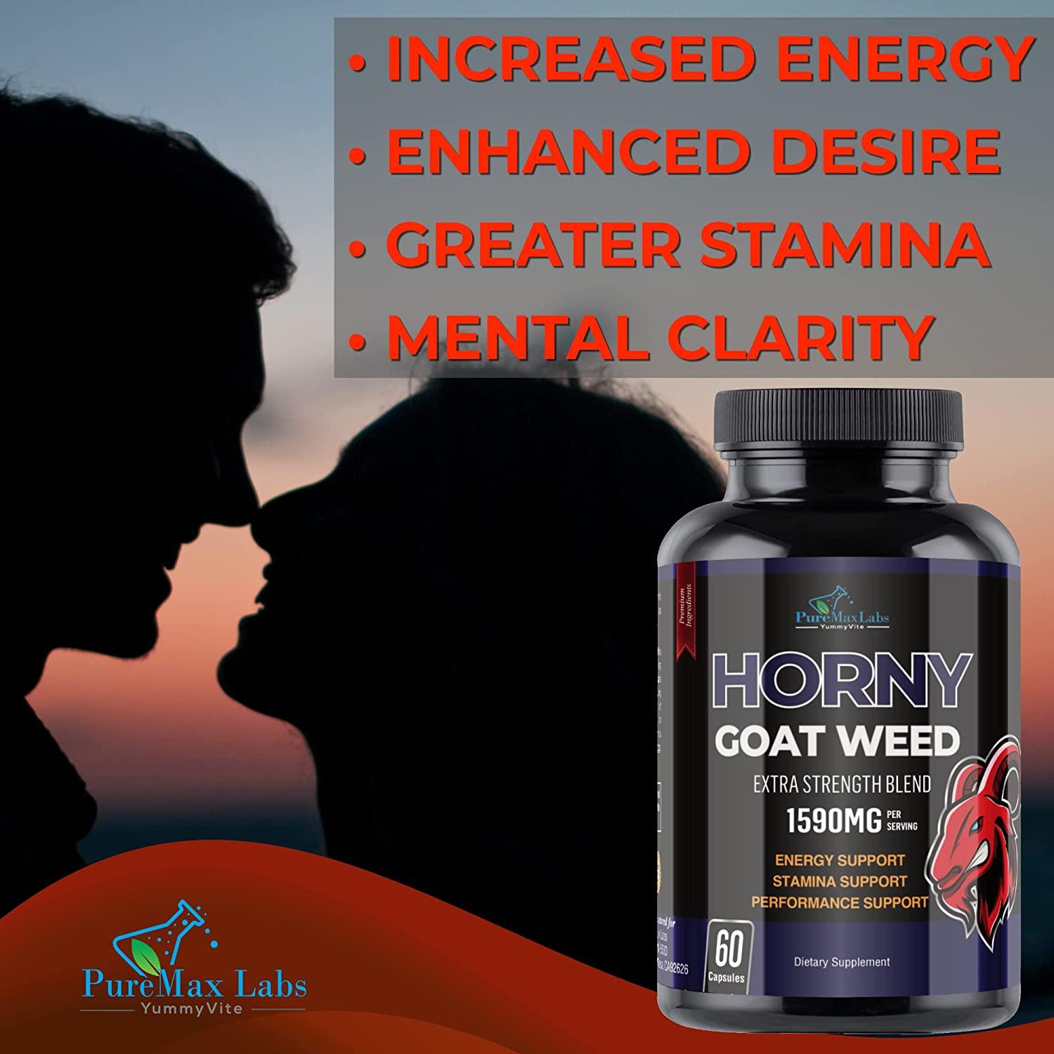 Horny Goat Weed Extra Strength With Maca L Arginine Ginseng