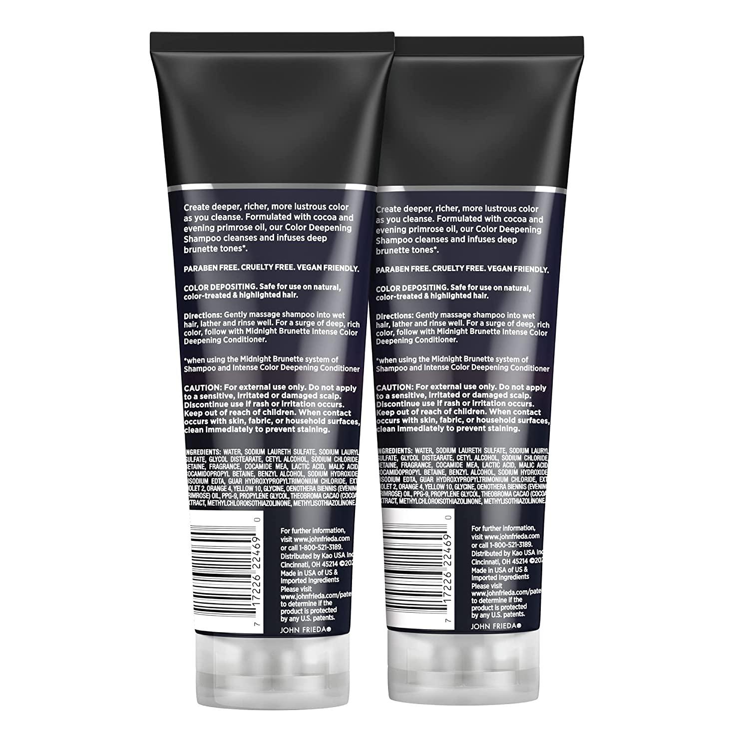 Midnight Brunette Deepening Shampoo Oz Pack Of With Evening Primrose Oil Cocoa