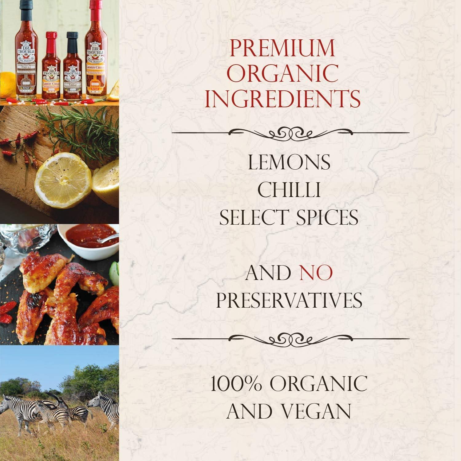 Dr Trouble Double Oak Smoked Chilli Sauce MILD 125ml African Hot Sauce Gift Box Buy Now With