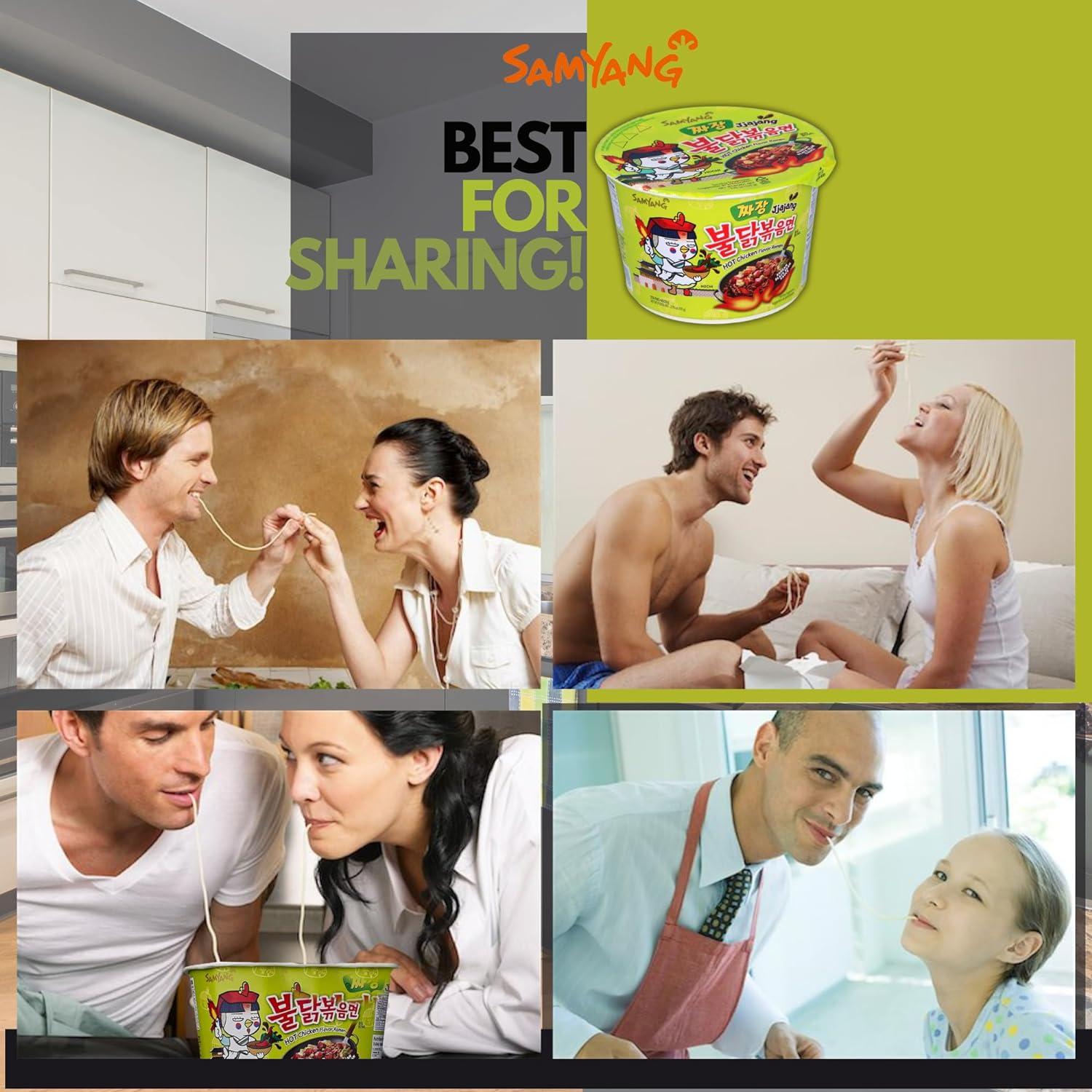 Samyang Hot Chicken Flavour Buldak Ramen Jjajang Big Bowl G Pack Of Korean Instant