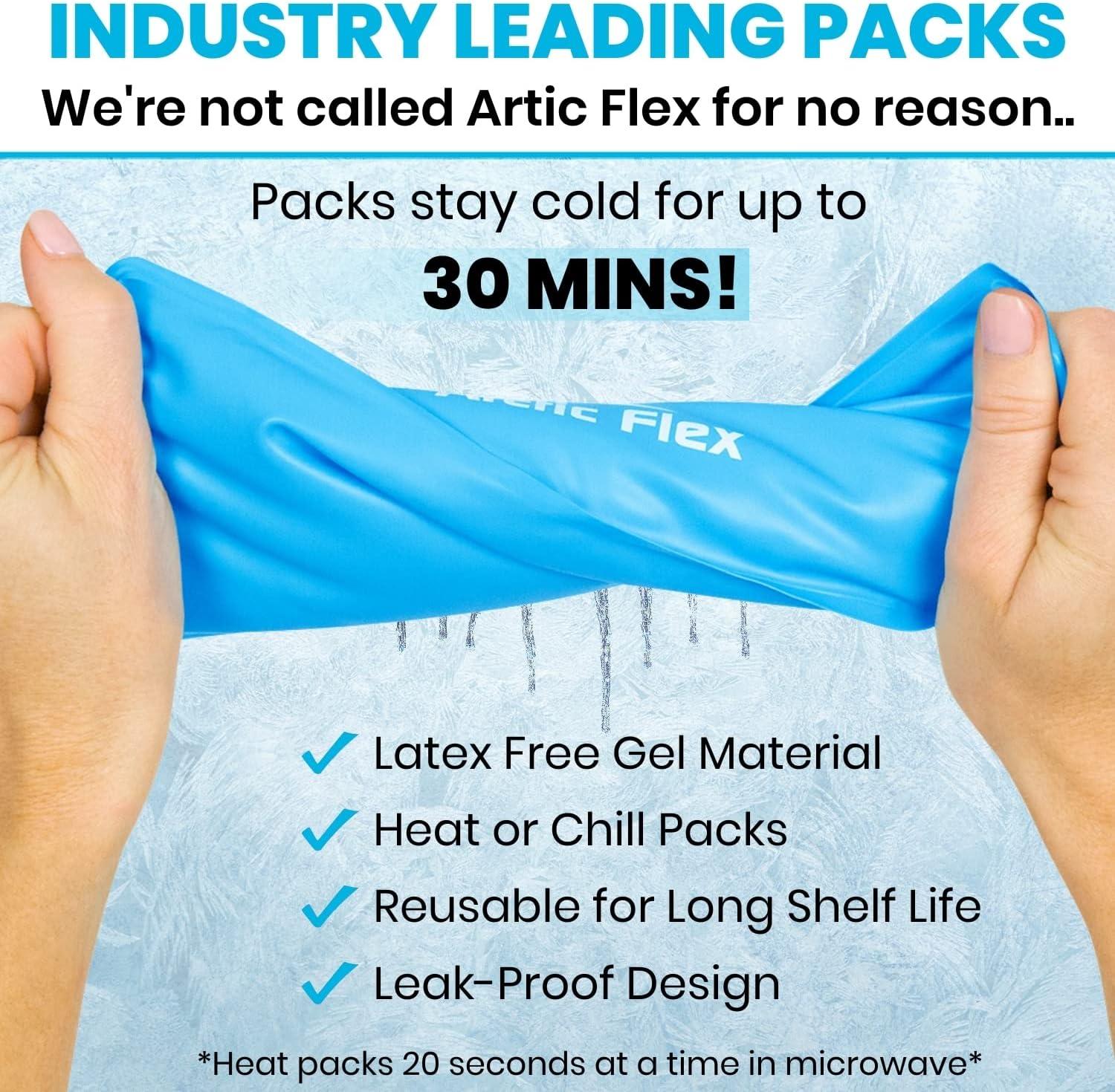 Vive Cold Back Brace Reusable Gel Wrap For Injuries Hot Cool Compression Relief Adjustable