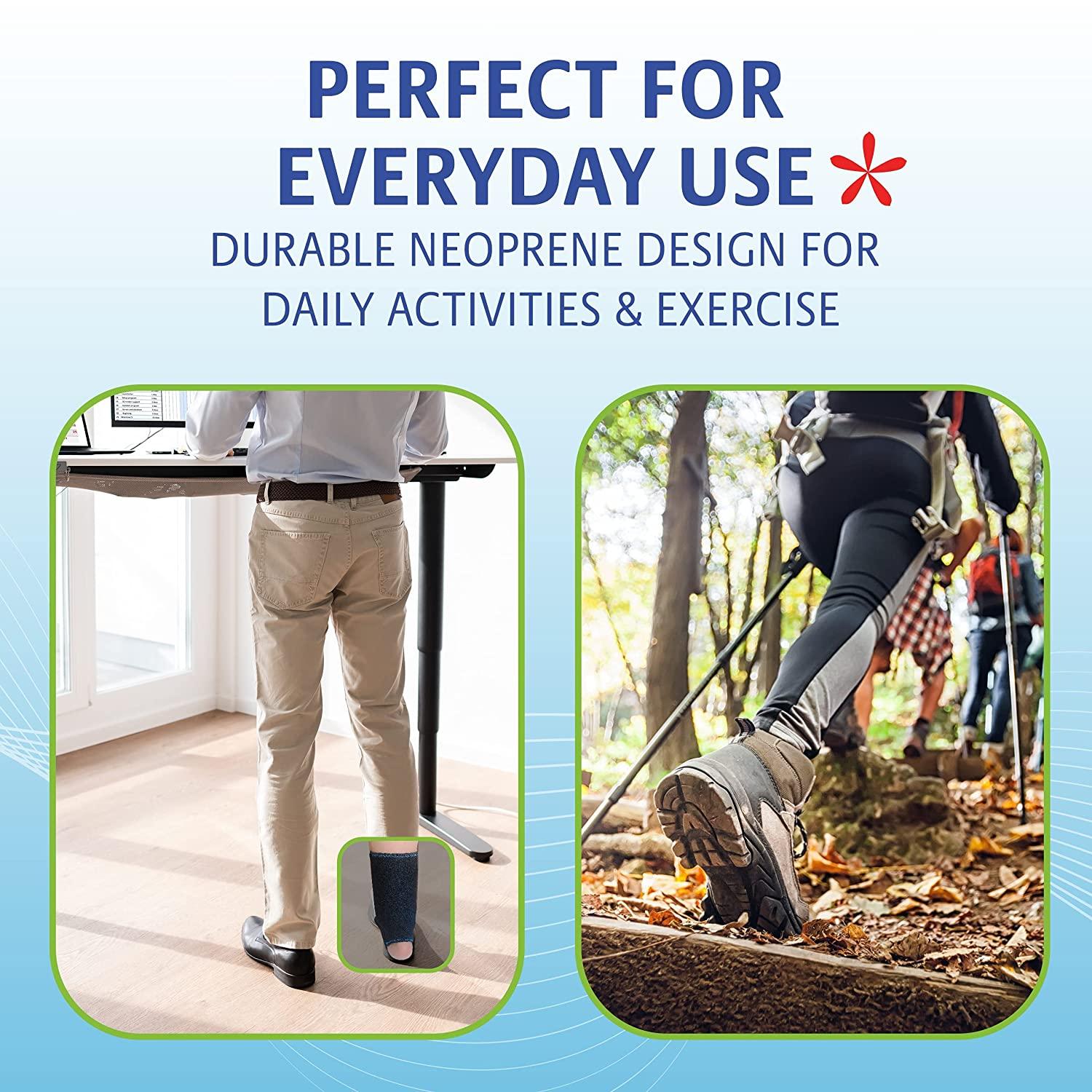 Therapaq Ankle Ice Pack Wrap Hot Cold Compression Brace For Injuries Includes Gel Packs