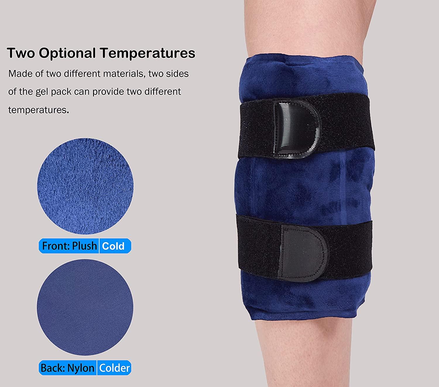 Koo Care Knee Ice Pack For Injuries Reusable Gel Wrap For Pain Relief Swelling Hot Cold