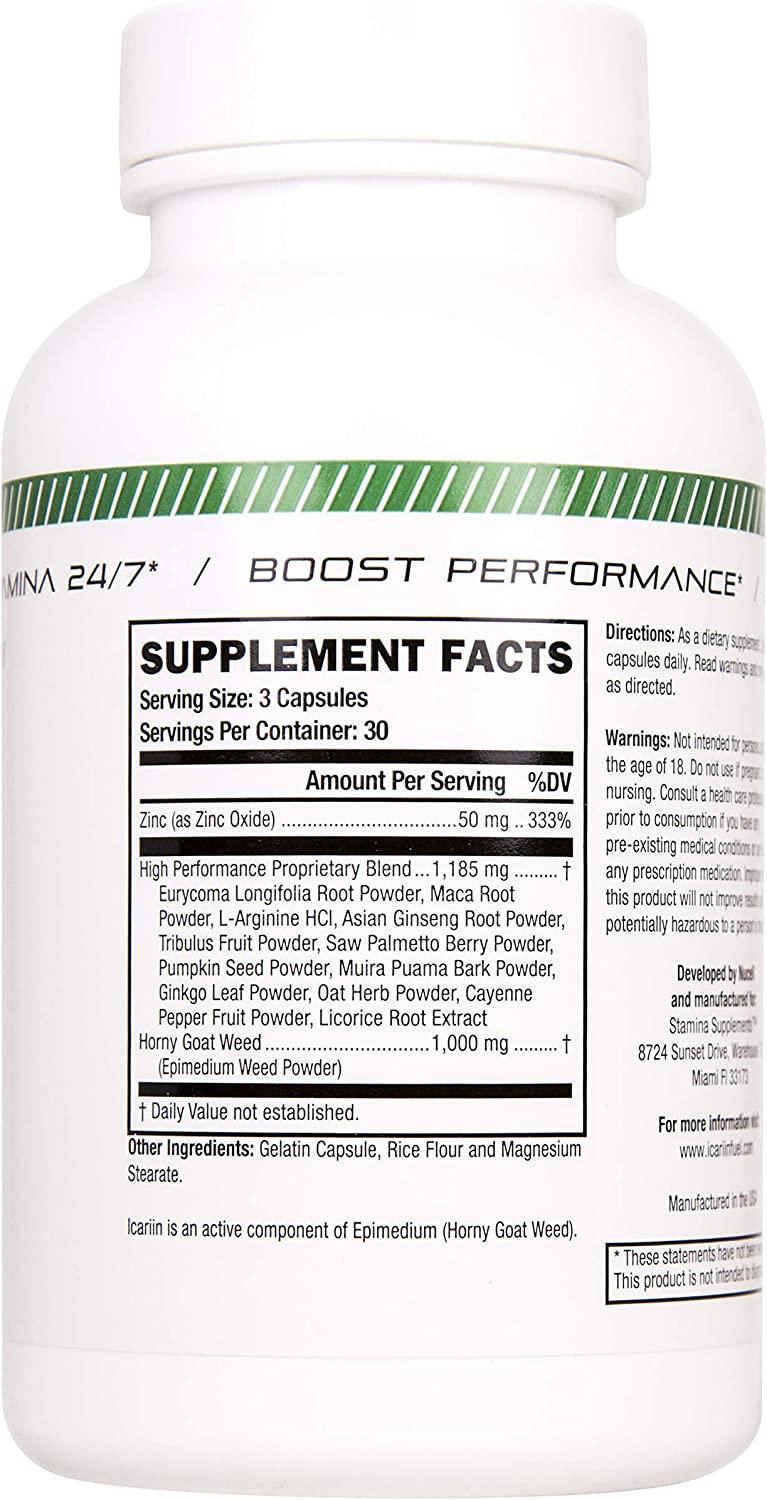 Icariin Fuel Horny Goat Weed Supplement Boost Stamina Energy