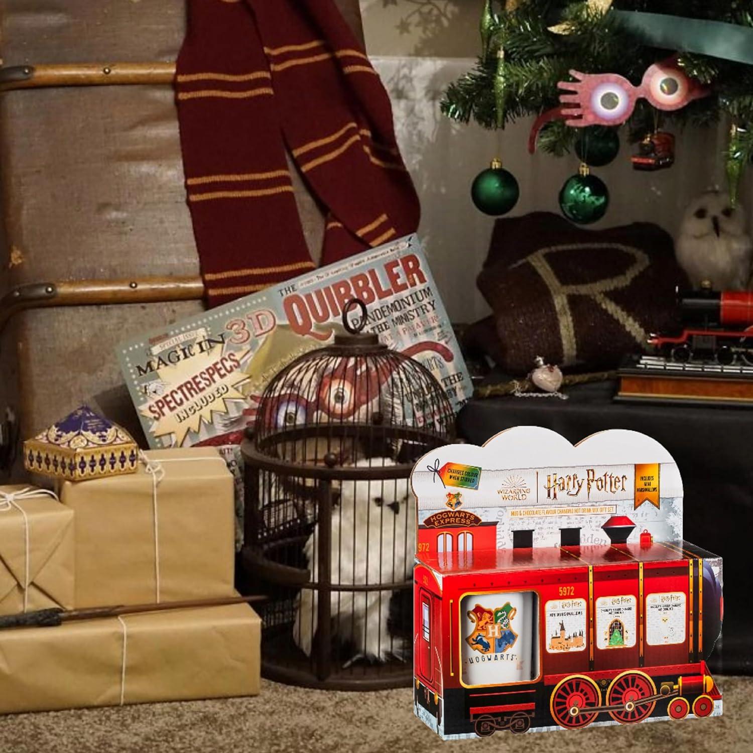 Harry Potter Mug Hot Chocolate Gift Set DIY Flavour Changing Hot Drink With Marshmallows
