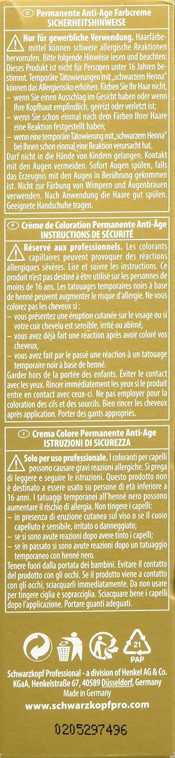 Schwarzkopf Ir Absolutes Dark Blonde Chocolate Natural Ml Pack Of Buy Now With