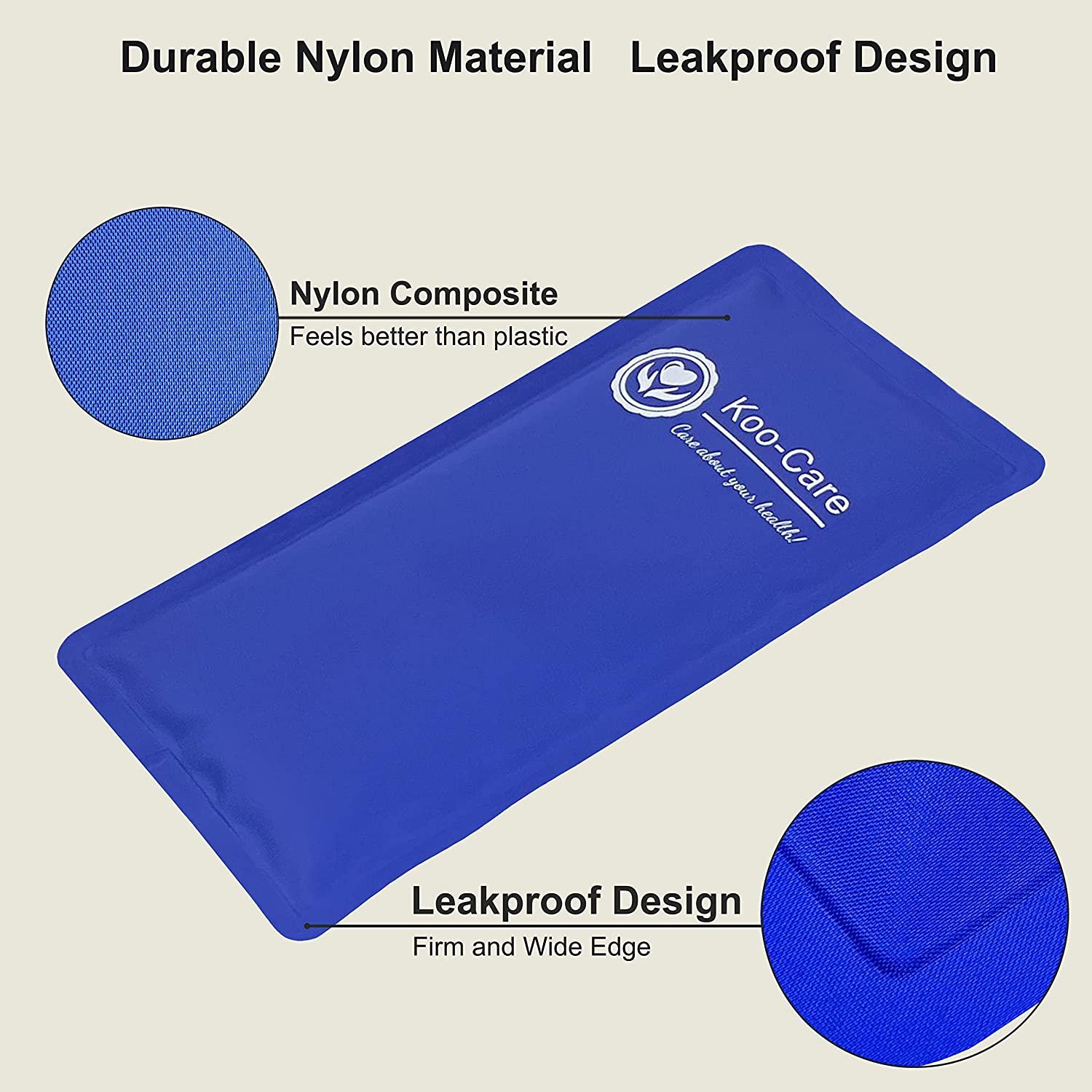 Koo Care Gel Ice Pack Reusable Hot Cold Therapy Compress For Pain Relief Head Shoulder