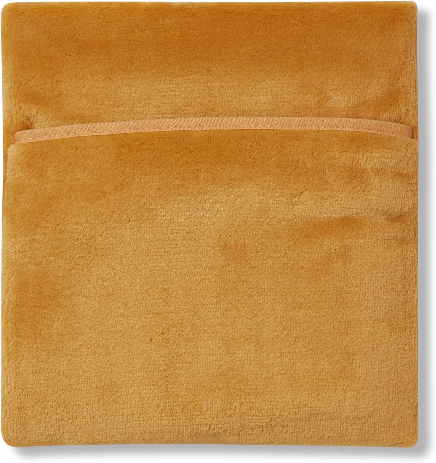 Hotties Microwave Hot Water Bottle Cozy Ochre Fleece Cover Buy Now With Express