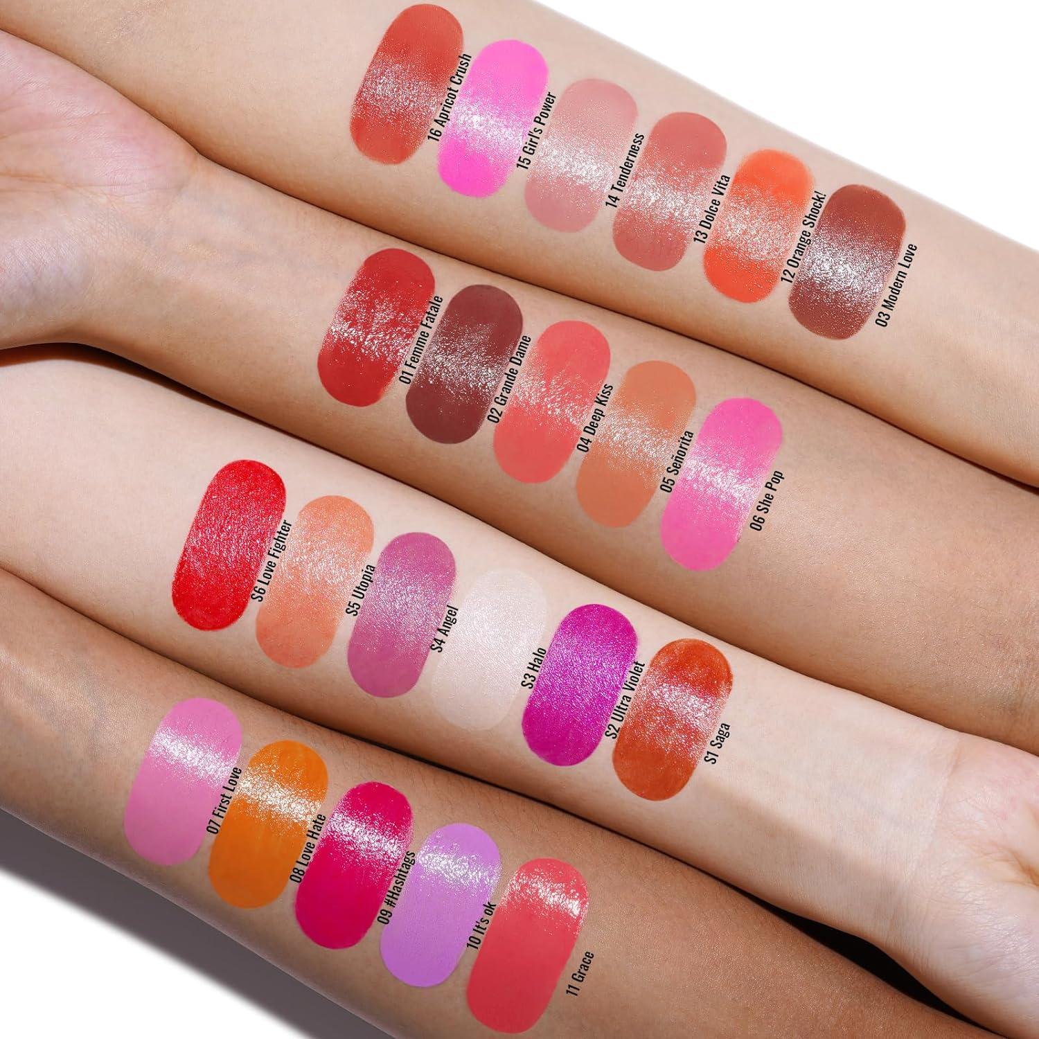 Oulac Nude Peach Lipstick Moisture Shine Hydrating Lipstick Tinted Lip Balm Buy Now With