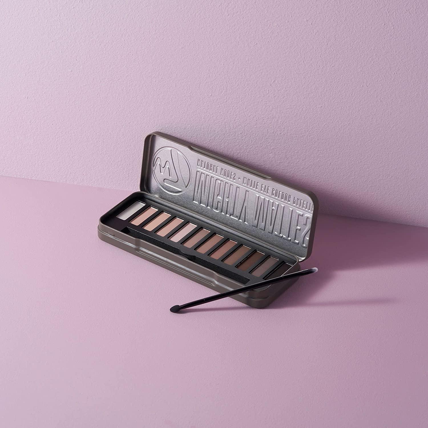 W Mighty Mattes Eyeshadow Palette Natural Nude Shades For Flawless Long Lasting Makeup